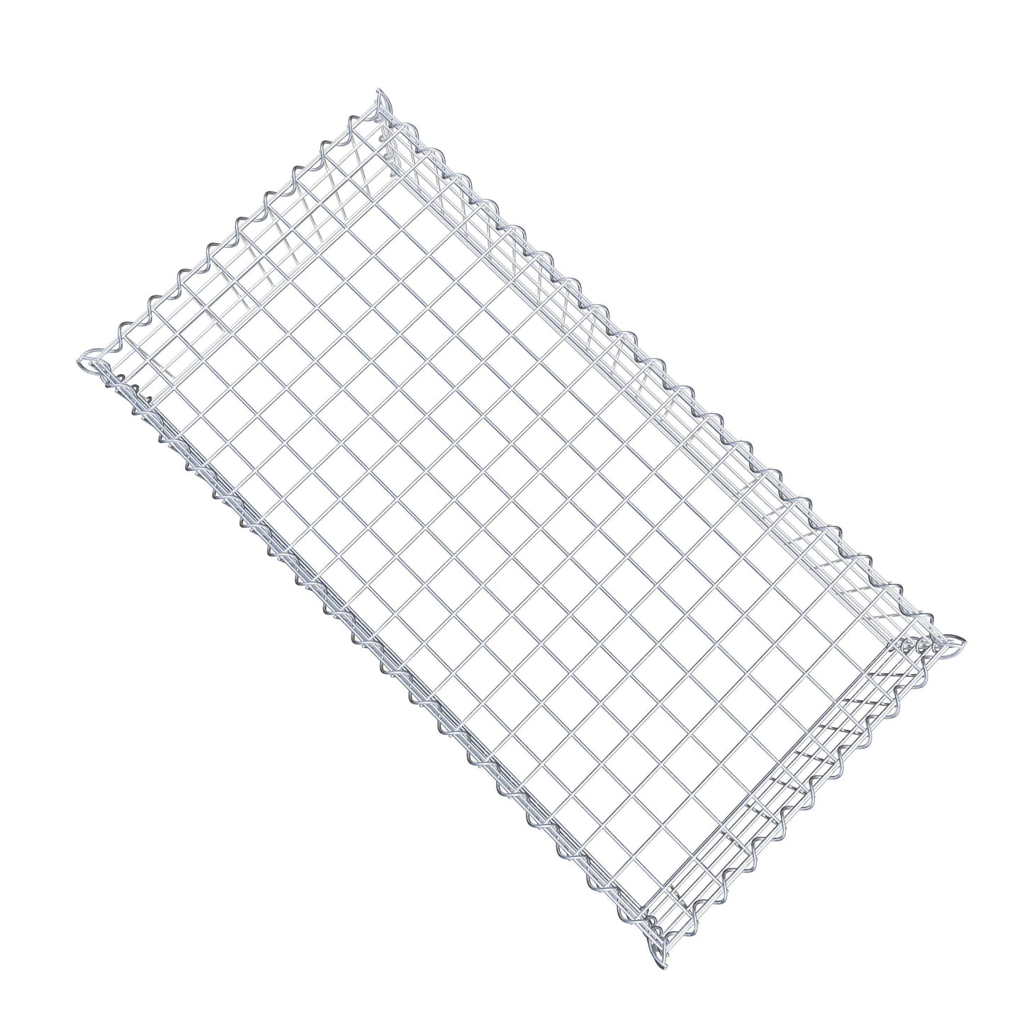 Gavión complementario tipo 3 100 cm x 20 cm x 50 cm (L x A x P), malla 5 cm x 5 cm, espiral