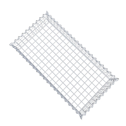 Gavión complementario tipo 3 100 cm x 20 cm x 50 cm (L x A x P), malla 5 cm x 5 cm, espiral