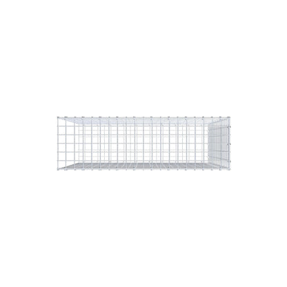 Monteret gabion type 2 100 cm x 100 cm x 30 cm (L x H x D), maskestørrelse 5 cm x 5 cm, C-ring