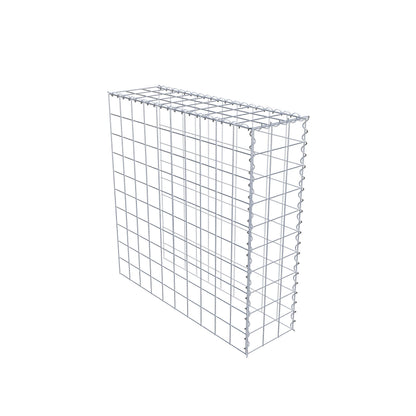 Gabião Tipo 4 100 cm x 100 cm x 30 cm (C x A x P), malhagem 10 cm x 10 cm, espiral