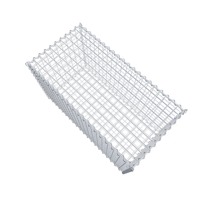 Gabione 100 cm x 60 cm x 50 cm (L x H x T), Maschenweite 5 cm x 5 cm, Spirale