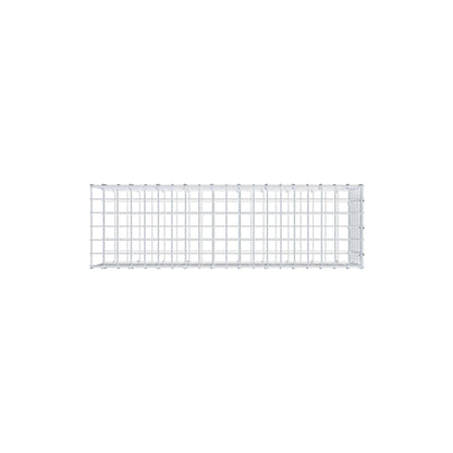 Monteret gabion type 2 100 cm x 30 cm x 30 cm (L x H x D), maskestørrelse 5 cm x 5 cm, C-ring