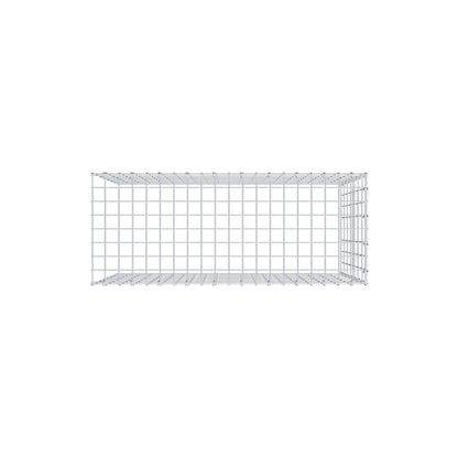 Monteret gabion type 4 100 cm x 70 cm x 40 cm (L x H x D), maskestørrelse 5 cm x 10 cm, C-ring