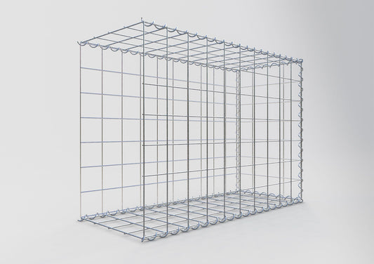 Gabbione aggiuntivo tipo 2 100 cm x 70 cm x 40 cm (L x A x P), maglia 10 cm x 10 cm, spirale