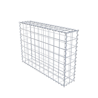 Gabião 100 cm x 70 cm x 20 cm (C x A x P), malhagem 10 cm x 10 cm, espiral