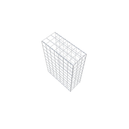Monteret gabion type 2 100 cm x 70 cm x 30 cm (L x H x D), maskestørrelse 10 cm x 10 cm, C-ring