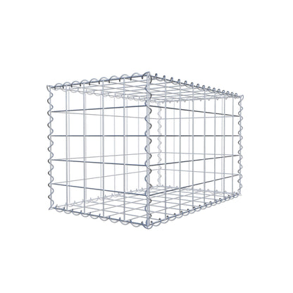 Gabbione 80 cm x 50 cm x 50 cm (L x H x P), maglia 10 cm x 10 cm, spirale