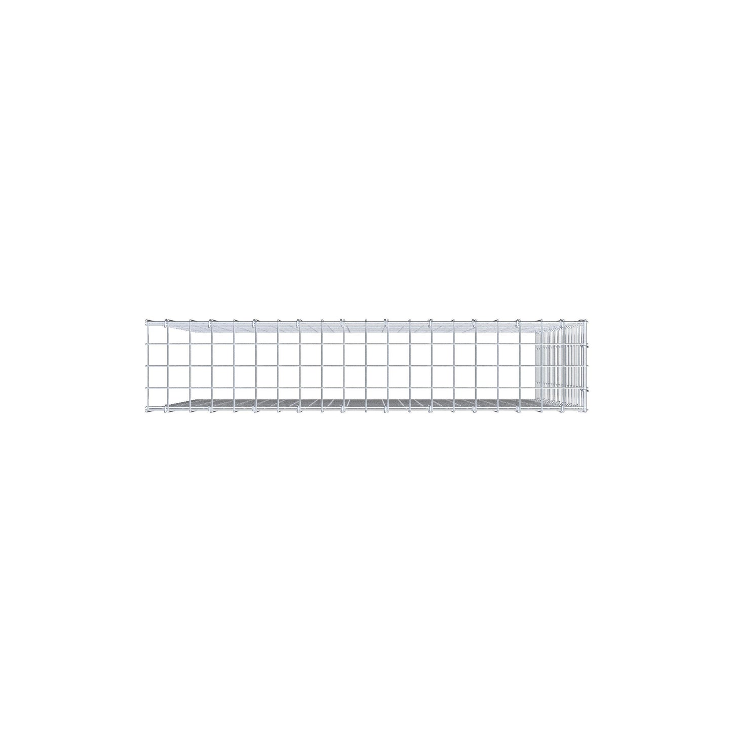 Gabião Tipo 4 100 cm x 90 cm x 20 cm (C x A x P), malhagem 5 cm x 5 cm, anel C