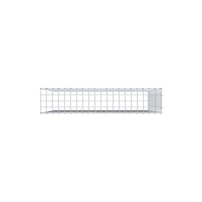 Gabião Tipo 4 100 cm x 90 cm x 20 cm (C x A x P), malhagem 5 cm x 5 cm, anel C