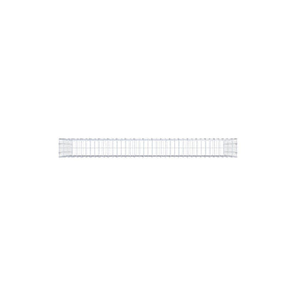 Gabion 200 cm x 100 cm x 20 cm (L x H x P), mailles 5 x 10 cm, anneau en spirale
