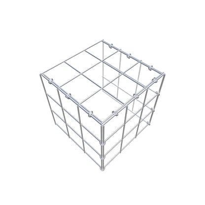 Gabião Tipo 4 30 cm x 30 cm x 30 cm (C x A x P), malhagem 10 cm x 10 cm, anel C