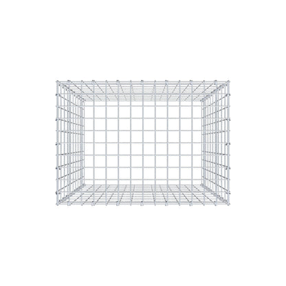 Gabião Tipo 3 100 cm x 70 cm x 50 cm (C x A x P), malhagem 5 cm x 10 cm, anel C
