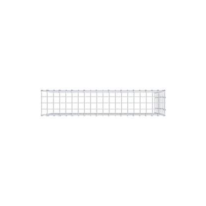 Fourche rapportée type 4 100 cm x 60 cm x 20 cm (L x H x P), mailles 5 cm x 10 cm, anneau C