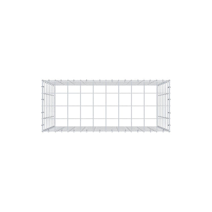 Monteret gabion type 3 100 cm x 70 cm x 40 cm (L x H x D), maskestørrelse 10 cm x 10 cm, C-ring