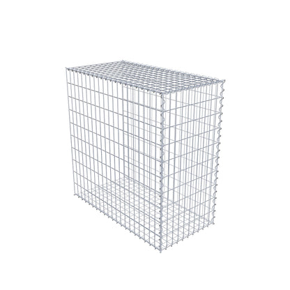 Gabião tipo 2 100 cm x 100 cm x 50 cm (C x A x P), malhagem 5 cm x 10 cm, espiral