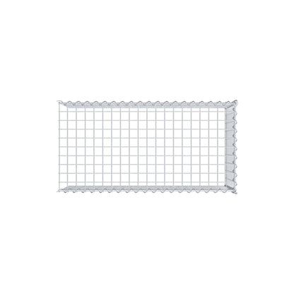 Gabião tipo 4 100 cm x 40 cm x 50 cm (C x A x P), malhagem 5 cm x 5 cm, espiral
