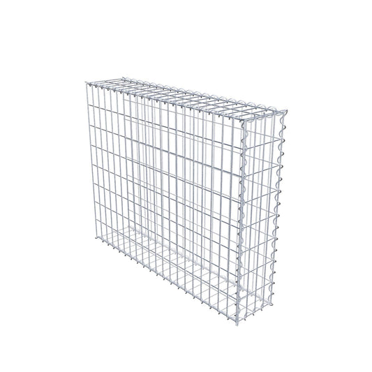 Grown-on gabion type 2 100 cm x 80 cm x 20 cm (L x H x D), mesh size 5 cm x 10 cm, spiral