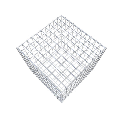 Gabião 50 cm x 50 cm x 50 cm (C x A x P), malhagem 5 cm x 10 cm, anel C