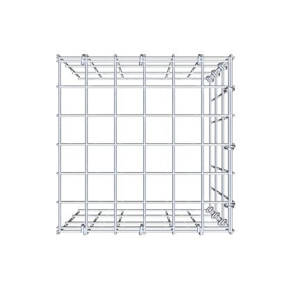 Gabião Tipo 4 30 cm x 30 cm x 30 cm (C x A x P), malhagem 5 cm x 10 cm, anel C