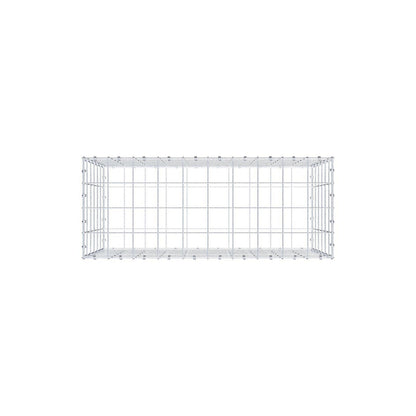Gabione 100 cm x 60 cm x 40 cm (L x H x T), Maschenweite 10 x 10 cm, Spiralring