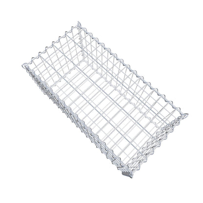 Gabião 80 cm x 40 cm x 40 cm (C x A x P), malhagem 5 cm x 10 cm, espiral