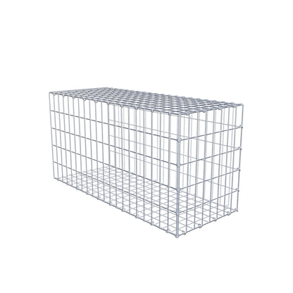 Gabião tipo 2 100 cm x 50 cm x 40 cm, malhagem 5 cm x 10 cm, anel C