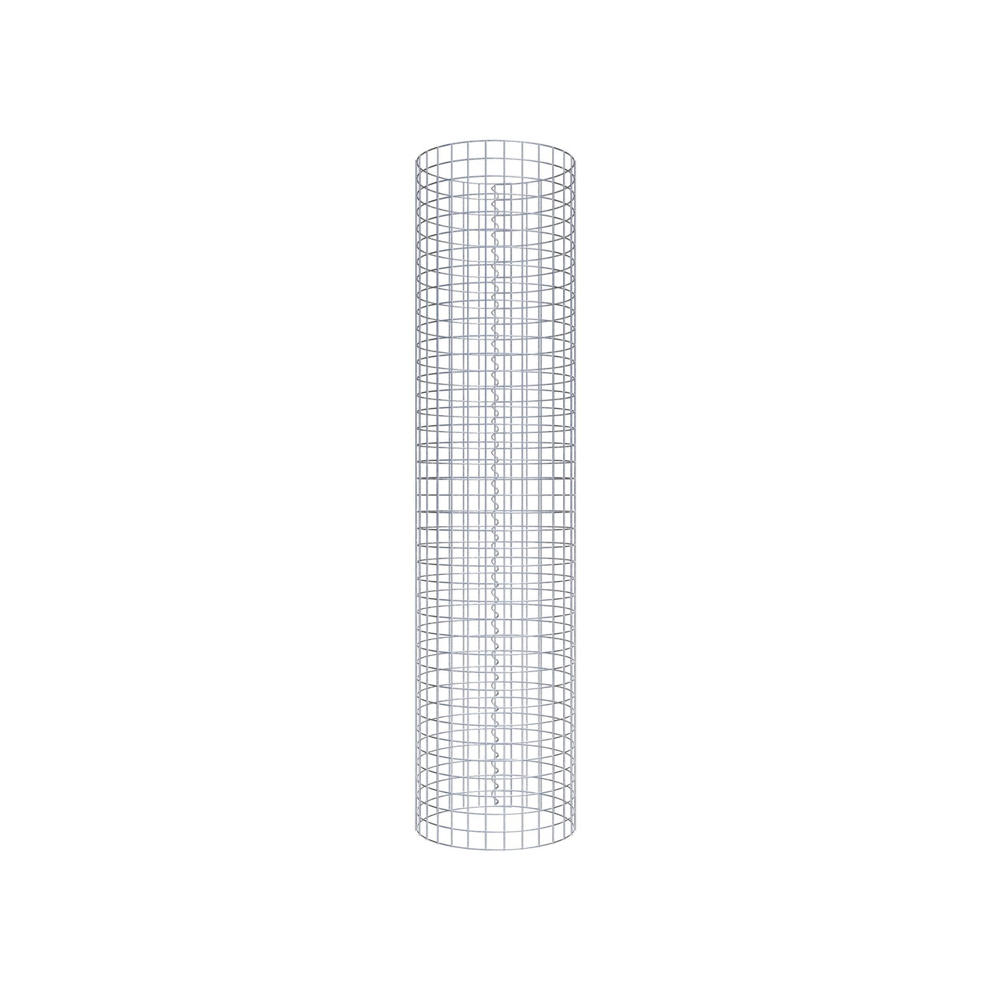 Coluna de gabião redonda 47 cm de diâmetro, 200 cm de altura, malhagem 5 cm x 5 cm