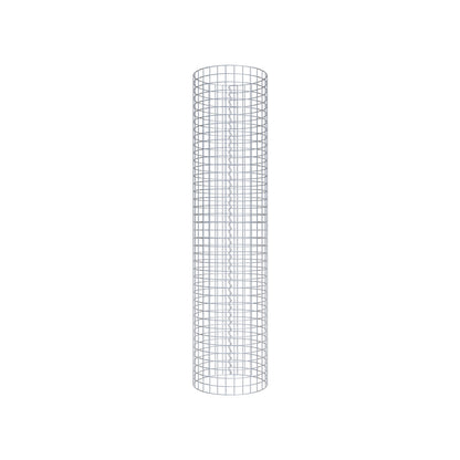 Coluna de gabião redonda 47 cm de diâmetro, 200 cm de altura, malhagem 5 cm x 5 cm