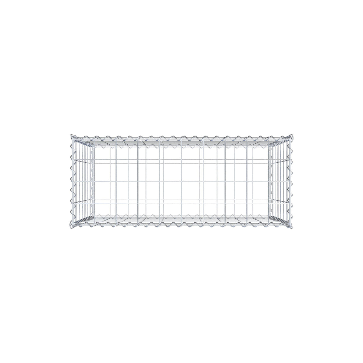 Gabion 100 cm x 70 cm x 40 cm (L x H x P), mailles 10 cm x 10 cm, spirale
