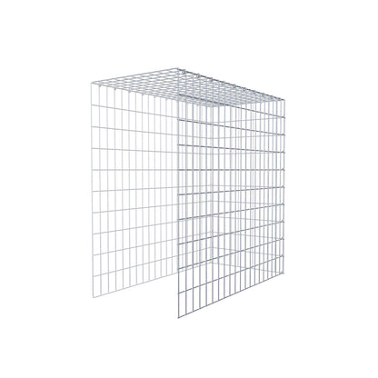 Gabião Tipo 4 100 cm x 100 cm x 50 cm (C x A x P), malhagem 5 cm x 10 cm, anel C