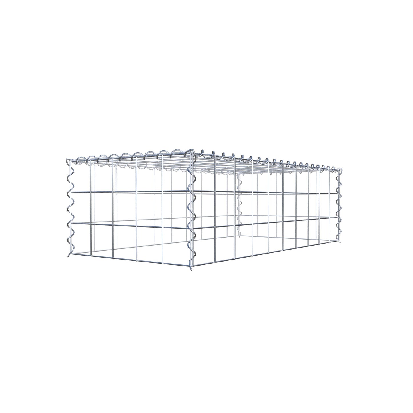 Gavión complementario tipo 3 100 cm x 30 cm x 50 cm (L x A x P), malla 10 cm x 10 cm, espiral