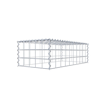 Gavión complementario tipo 3 100 cm x 30 cm x 50 cm (L x A x P), malla 10 cm x 10 cm, espiral