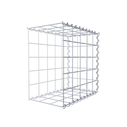 Gabião tipo 2 50 cm x 50 cm x 30 cm (C x A x P), malhagem 10 cm x 10 cm, espiral