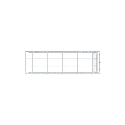Gabião Tipo 4 100 cm x 60 cm x 30 cm (C x A x P), malhagem 10 cm x 10 cm, anel C