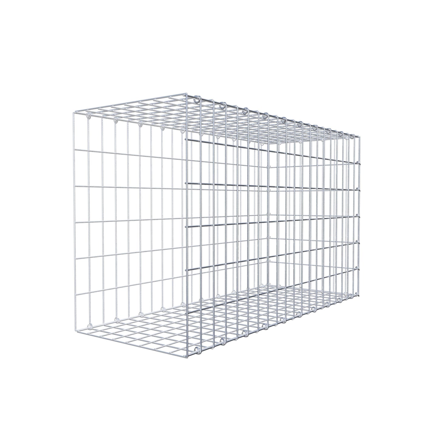 Anbaugabione Typ 2 100 cm x 60 cm x 40 cm, Maschenweite 5 cm x 10 cm, C-Ring