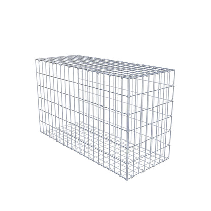 Anbaugabione Typ 2 100 cm x 60 cm x 40 cm, Maschenweite 5 cm x 10 cm, C-Ring