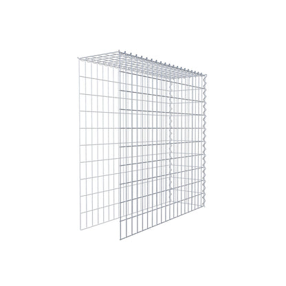 Gabbione aggiuntivo tipo 4 100 cm x 100 cm x 30 cm (L x H x P), dimensione maglia 5 cm x 10 cm, a spirale