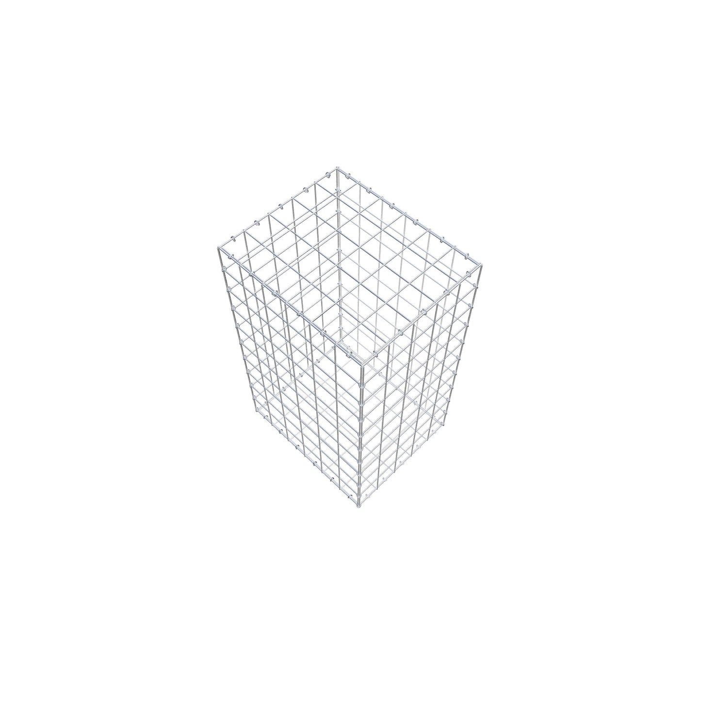 Gabião 100 cm x 60 cm x 50 cm (C x A x P), malhagem 10 cm x 10 cm, anel C