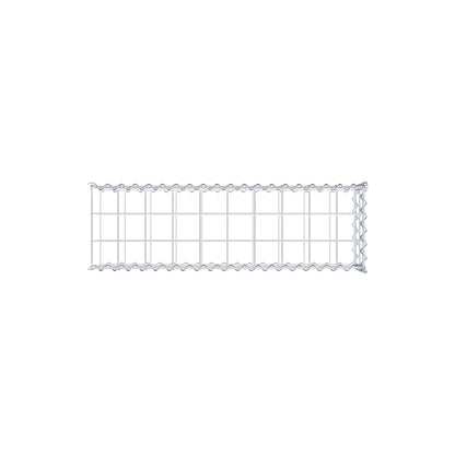 Anbaugabione Typ 2 100 cm x 20 cm x 30 cm (L x H x T), Maschenweite 10 cm x 10 cm, Spirale