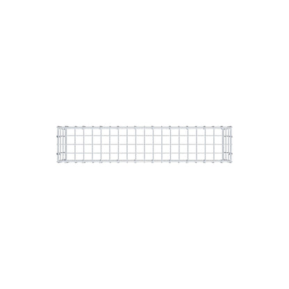Fourche rapportée type 3 100 cm x 30 cm x 20 cm (L x H x P), mailles 5 cm x 10 cm, anneau C