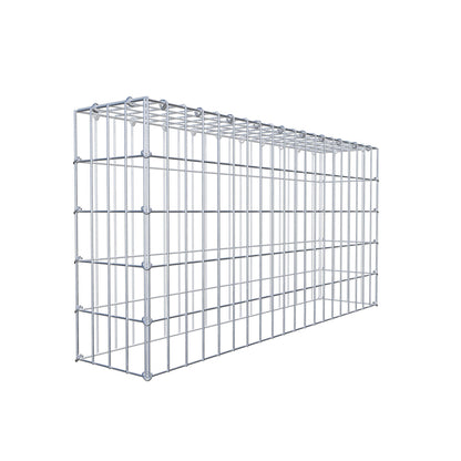 Anbaugabione Typ 3 100 cm x 50 cm x 20 cm (L x H x T), Maschenweite 5 cm x 10 cm, C-Ring
