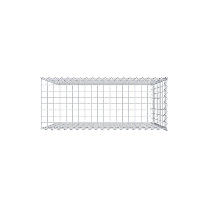 Gabião tipo 4 100 cm x 100 cm x 40 cm (C x A x P), malhagem 5 cm x 10 cm, espiral