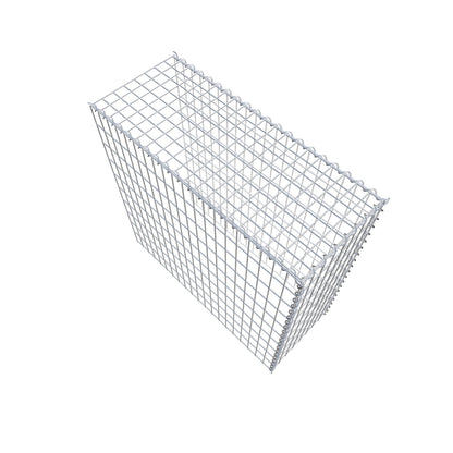 Gabião tipo 4 100 cm x 100 cm x 40 cm (C x A x P), malhagem 5 cm x 10 cm, espiral