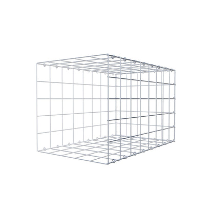 Pila adicional tipo 2 80 cm x 50 cm x 50 cm (L x A x P), malla 10 cm x 10 cm, anillo en C