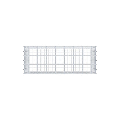 Gabion 80 cm x 40 cm x 30 cm (L x H x D), mesh size 5 cm x 5 cm, C-ring