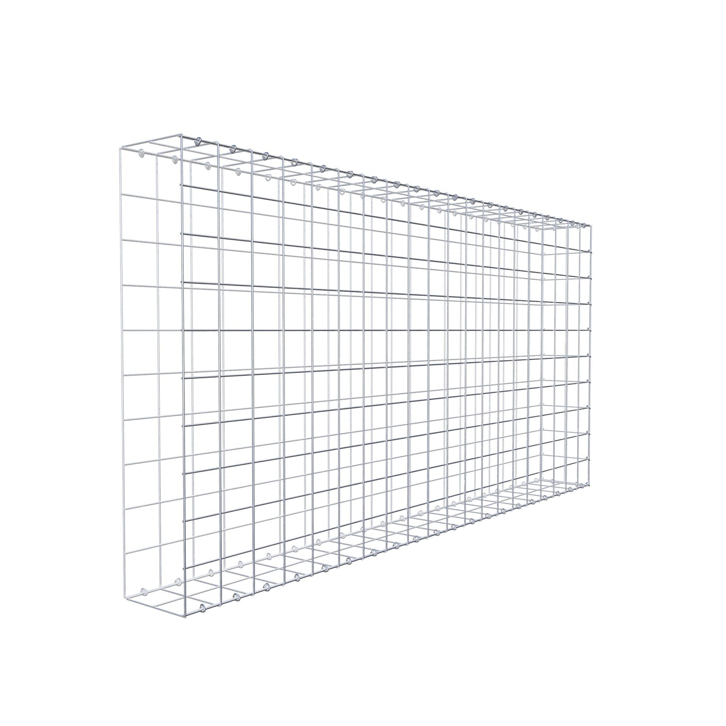 Fourche rapportée type 2 200 cm x 100 cm x 20 cm (L x H x P), mailles 10 cm x 10 cm, anneau en C