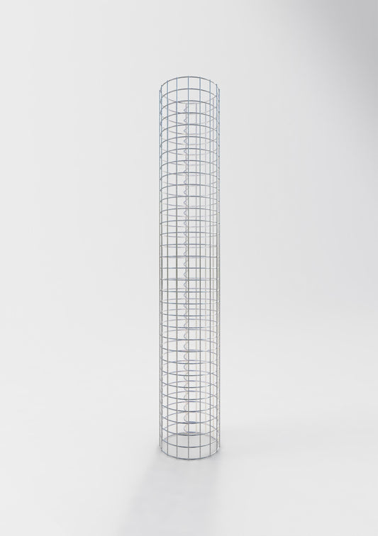 Gabionensäule rund 27 cm Durchmesser, 160 cm Höhe, Maschenweite 5 cm x 5 cm
