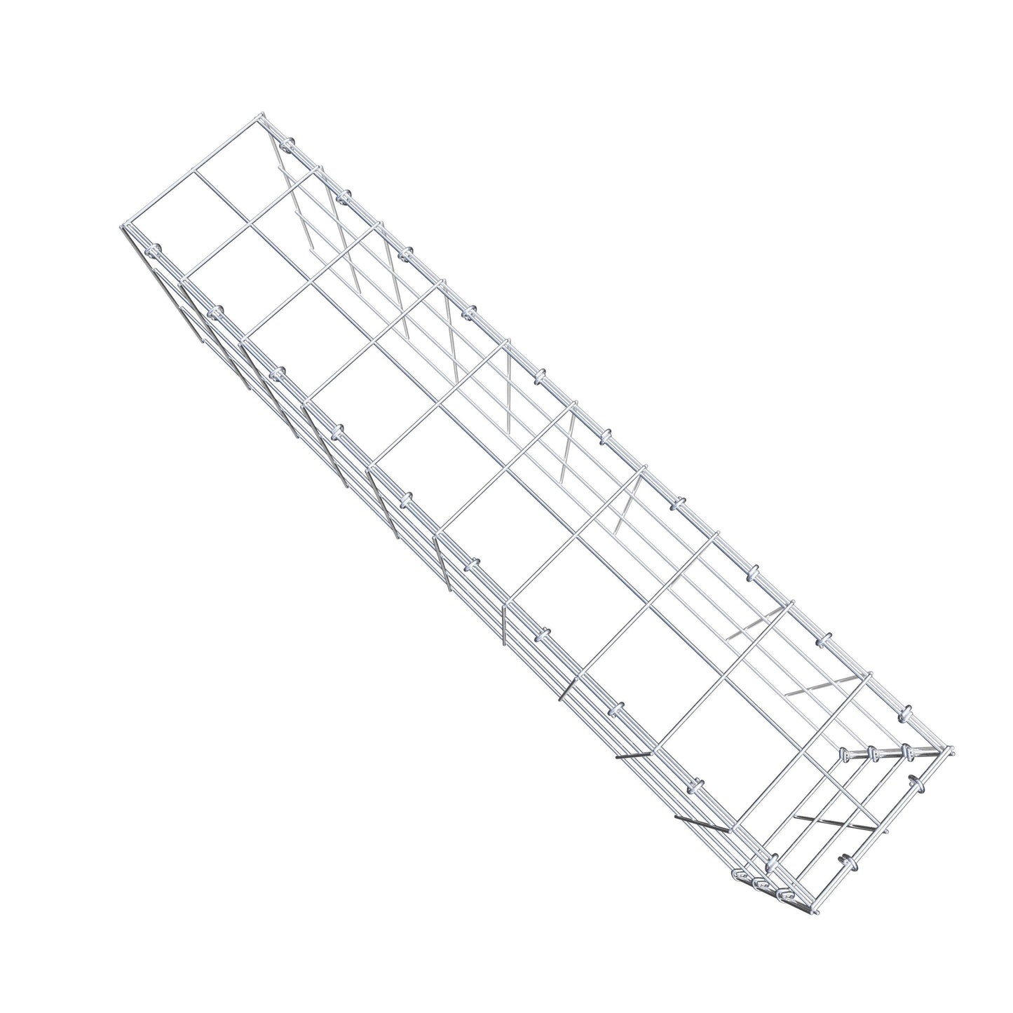 Extra gabion typ 4 100 cm x 30 cm x 20 cm (L x H x D), maskstorlek 10 cm x 10 cm, C-ring