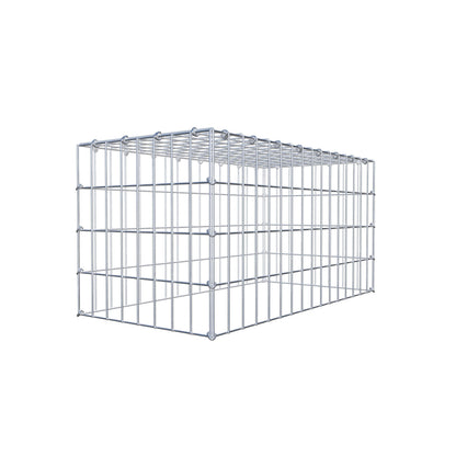 Gabião Tipo 3 80 cm x 40 cm x 40 cm (C x A x P), malhagem 5 cm x 10 cm, anel C