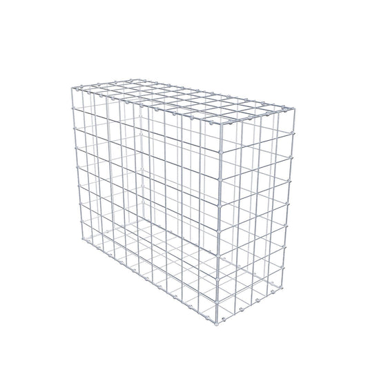 Gabião 100 cm x 80 cm x 40 cm (C x A x P), malhagem 10 x 10 cm, anel espiral